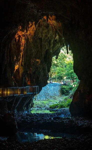 Saída Gruta Pastena Província Fronzinone Lácio Itália — Fotografia de Stock