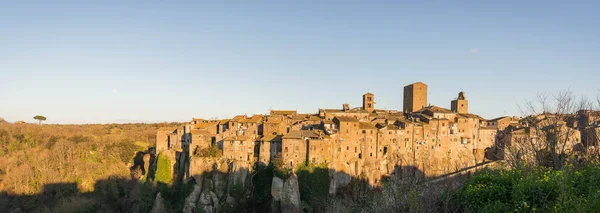 Вид Город Виторкьяно Лацио Италия — стоковое фото