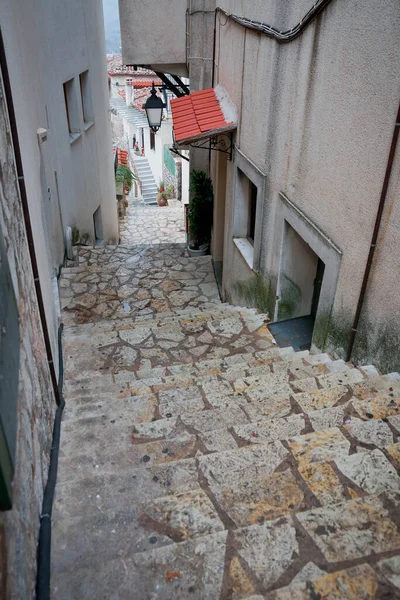 Cityscape Stairs Streets Village Arachova Greece — Stock Photo, Image