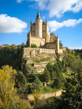 Castle-gemi, Alcazar, Segovia, İspanya