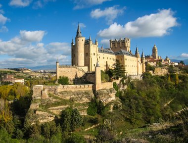 Castle-gemi, Alcazar, Segovia, İspanya