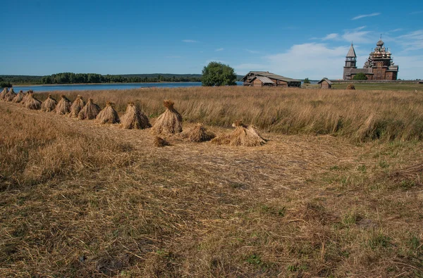 Sheaves in Kizhi, Karelia — Stock Photo, Image