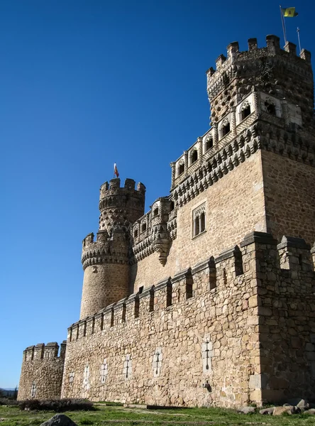 Vecchio castello di Mansanares — Foto Stock