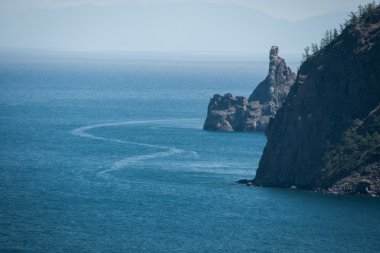 Olkhon Adası'nın güzel manzara