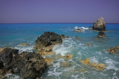 Levkada güzel Kalamitsi beach