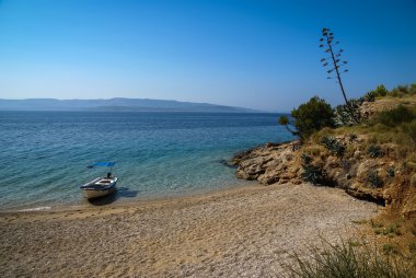 Pitoresk Seashore Brac Adası