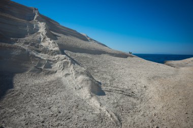 Güzel manzaralarıyla plaj Sarakiniko
