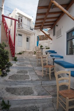 Mykonos sokak görünümü