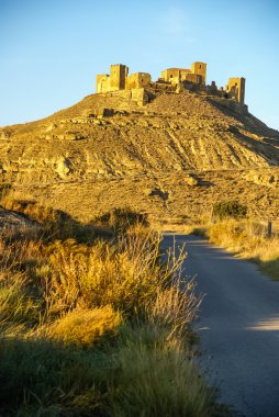 Montearagon adlı bir kale kalıntıları