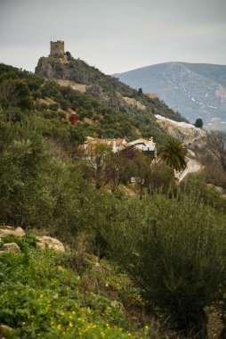 Zahara de la Sierra manzara görünümünü