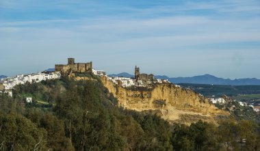 Arcos de la Frontera şehri manzarası