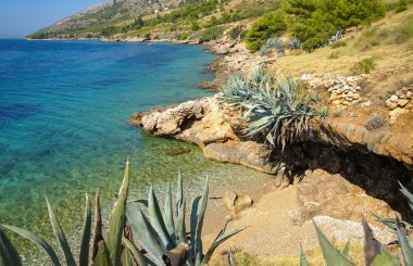 Pitoresk Seashore Brac Adası