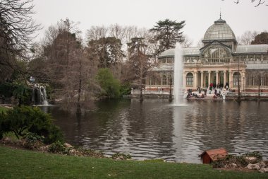 Madrid'deki retiro park