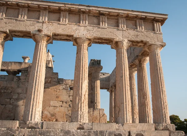 Ruïnes van Afaia tempel — Stockfoto