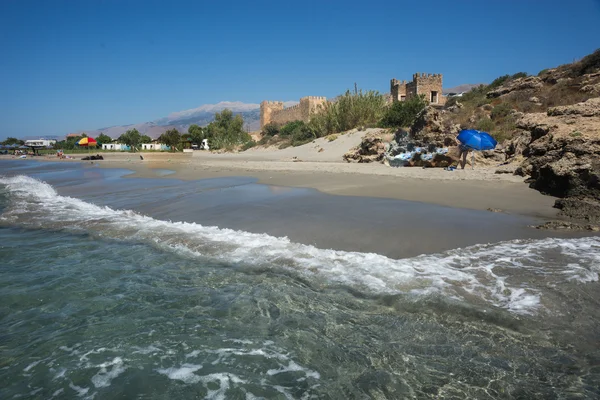 Château à Frangokastello plage — Photo