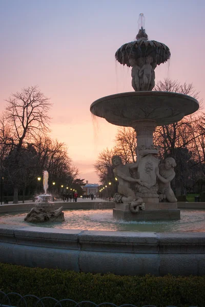 Retiro park in Madrid — Stock Photo, Image