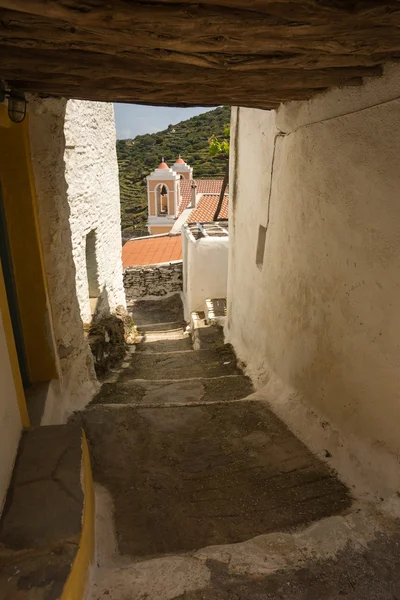 Vue des rues Kea dans les Cyclades — Photo