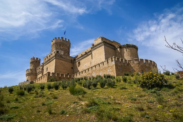 Середньовічний замок Мансанарес — стокове фото