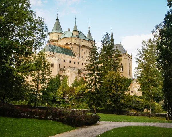 Původní středověký hrad v Bojnicích — Stock fotografie