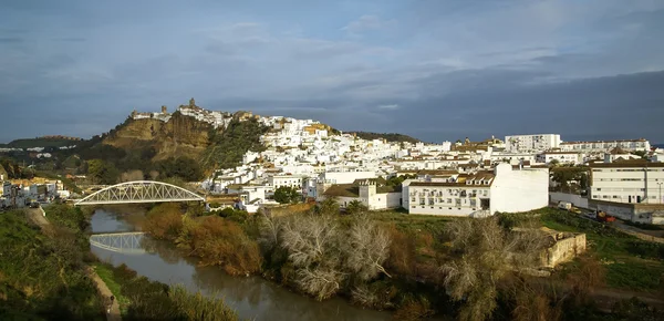 Kilátás Arcos de la Frontera városra — Stock Fotó