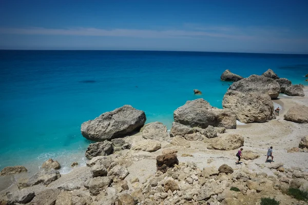 Beautiful Kalamitsi beach in Levkada — Stock Photo, Image