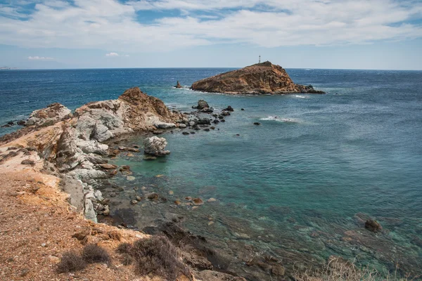 Hermosa costa de la isla de Eubea , — Foto de Stock
