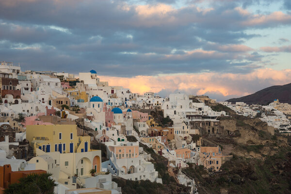 White city on slope of hill