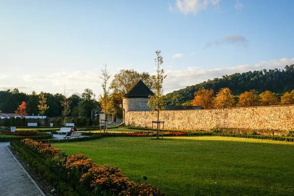 Светлая осень в Словакии — стоковое фото