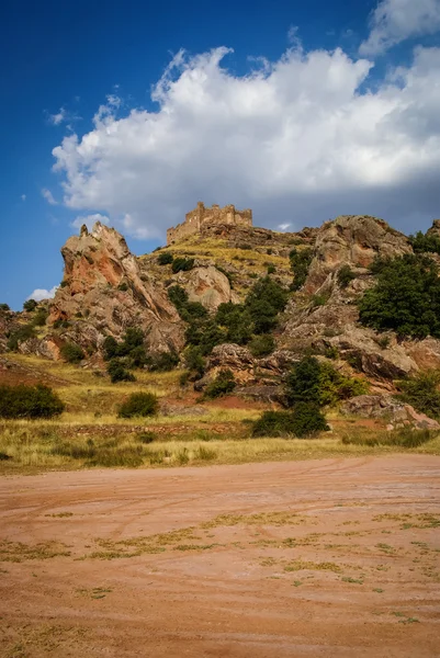 Castle at Riba de Santiuste — Stock Photo, Image