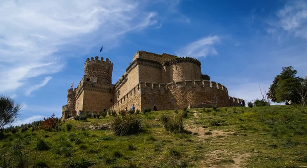 Μεσαιωνικό κάστρο Manzanares — Φωτογραφία Αρχείου