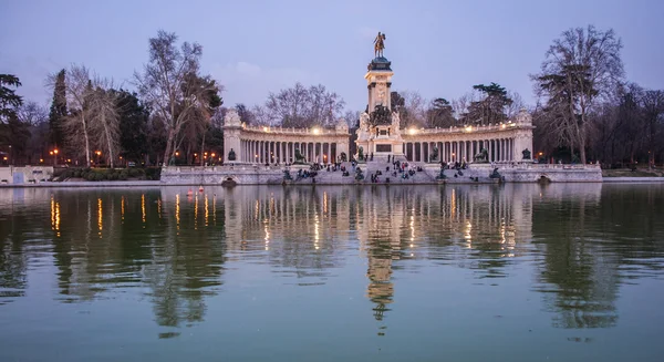 Retiro park v madrid — Stock fotografie