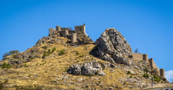 Ruínas de um castelo em Moclin — Fotografia de Stock