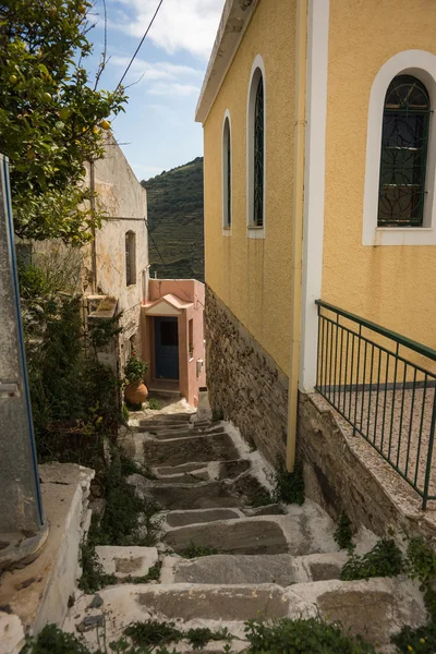 Vista de las calles Kea en Ciclades — Foto de Stock