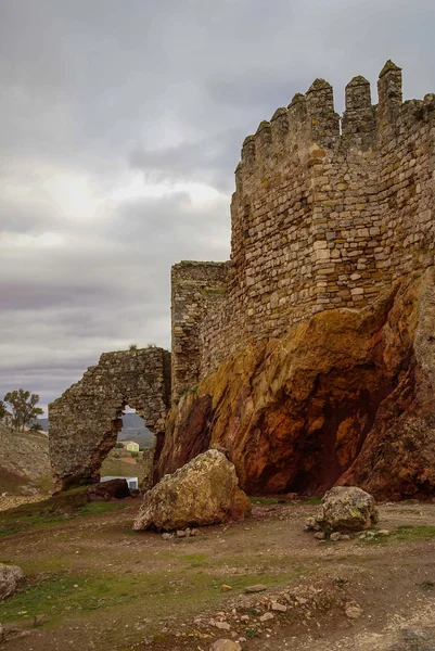 El Berueco, kale kalıntıları — Stok fotoğraf