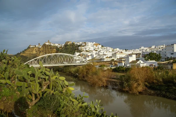 Vista de Arcos de la Frontera cidade — Fotografia de Stock