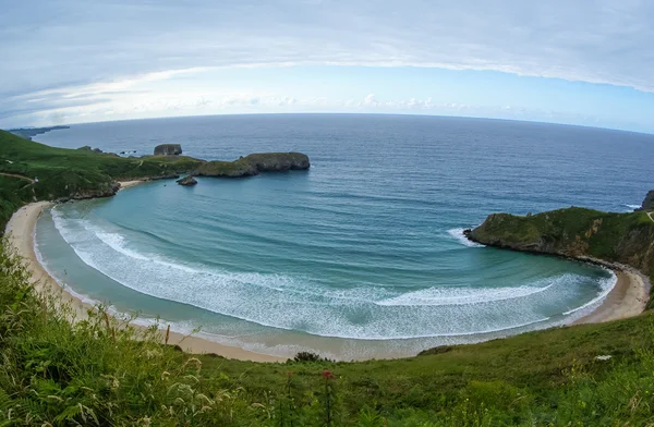 Picturesque torimbia beach — Stock Photo, Image