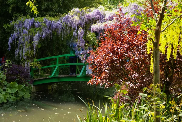 Jardines de primavera de Giverny — Foto de Stock