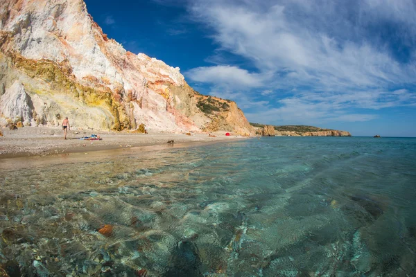 Colores naturales de la playa de Firiplaka — Foto de Stock