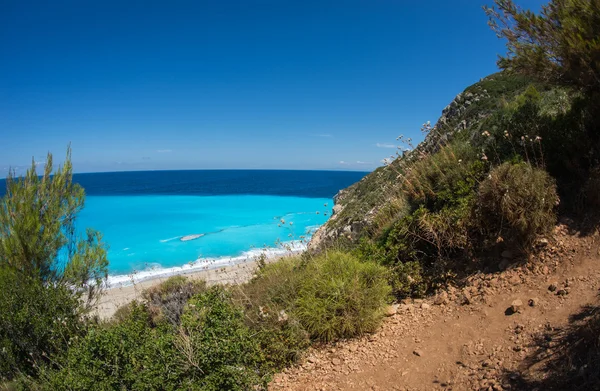 Picturesque milos beach — Stock Photo, Image