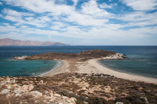 Piękny pobrzeże wyspy Eubea, — Zdjęcie stockowe