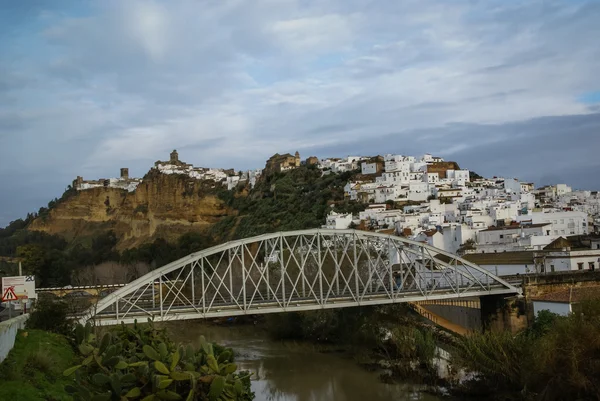 Utsikt över Arcos de la Frontera stad — Stockfoto