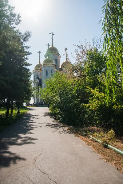 Kyrkan i Mamaev Kurgan — Stockfoto