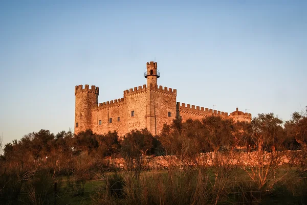 Castelo em Aguijuelas em Cáceres — Fotografia de Stock