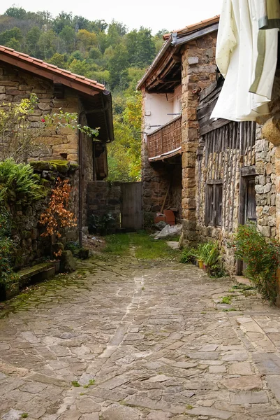 Architecture of Barcena Mayor village — Stock Photo, Image