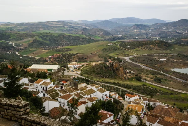 Utsikt över Zahara de la Sierra landskap — Stockfoto
