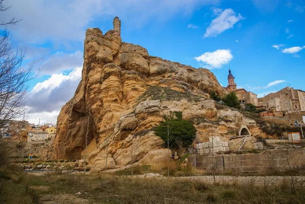 Paesaggio autunnale vicino Logrono città — Foto Stock