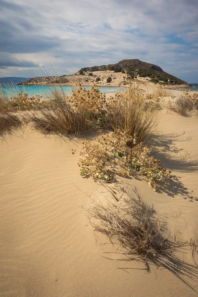 Seashore and Simos beach in Elafonisos — Stock Photo, Image