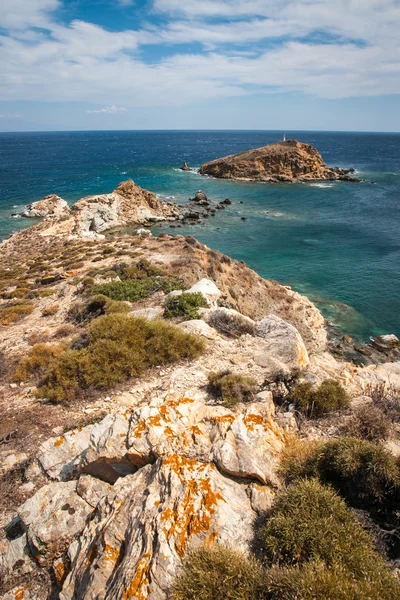 Bela praia da ilha de Eubeia , — Fotografia de Stock