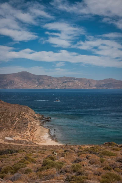 Красивое побережье острова Эвбея , — стоковое фото