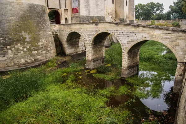 Średniowiecznego zamku w mieście Tarascon — Zdjęcie stockowe